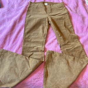 Corduroy Like Tan Bellbottom Pants